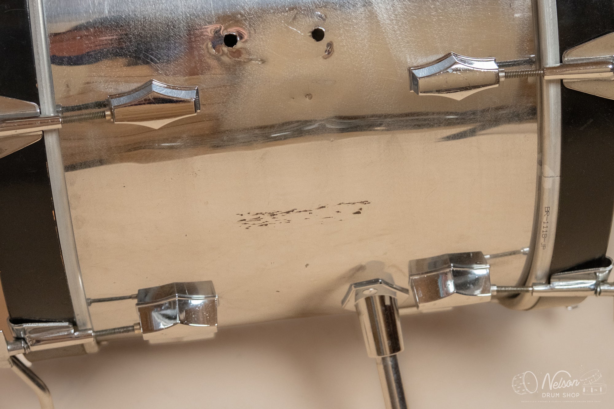 1970s Fibes Chrome Over Fiberglass Bop Kit - 14x18, 16x14, 8x12