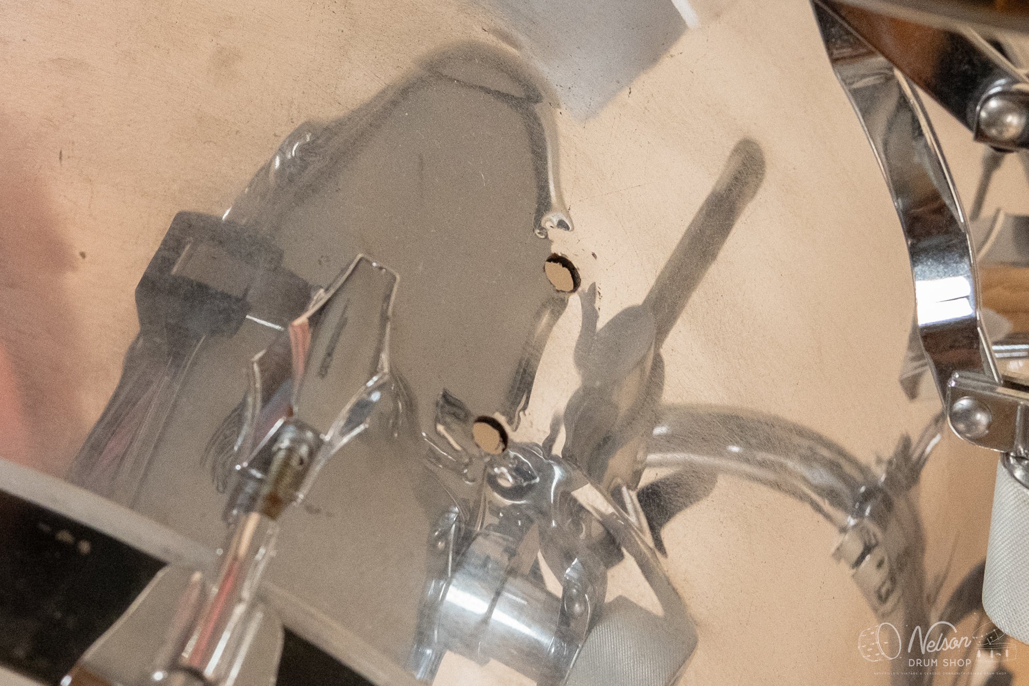 1970s Fibes Chrome Over Fiberglass Bop Kit - 14x18, 16x14, 8x12