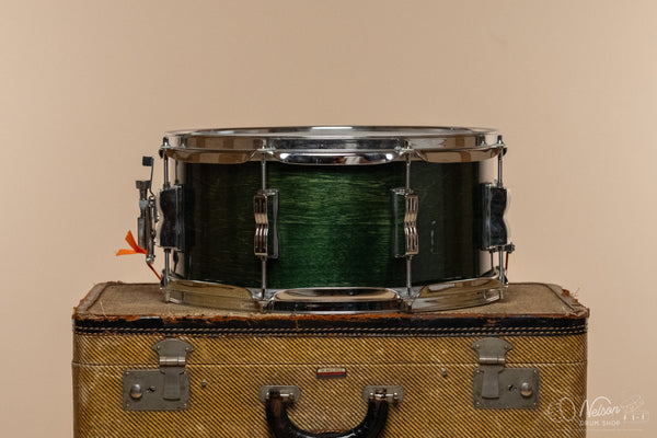 2000s Ludwig Classic Birch in Emerald Green Stain - 6.5x14