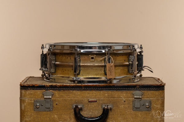 Used Ludwig LB454R Raw Brass Phonic - 5x14