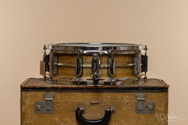 Used Ludwig LB454R Raw Brass Phonic - 5x14