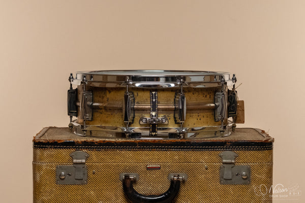 Used Ludwig LB454R Raw Brass Phonic - 5x14