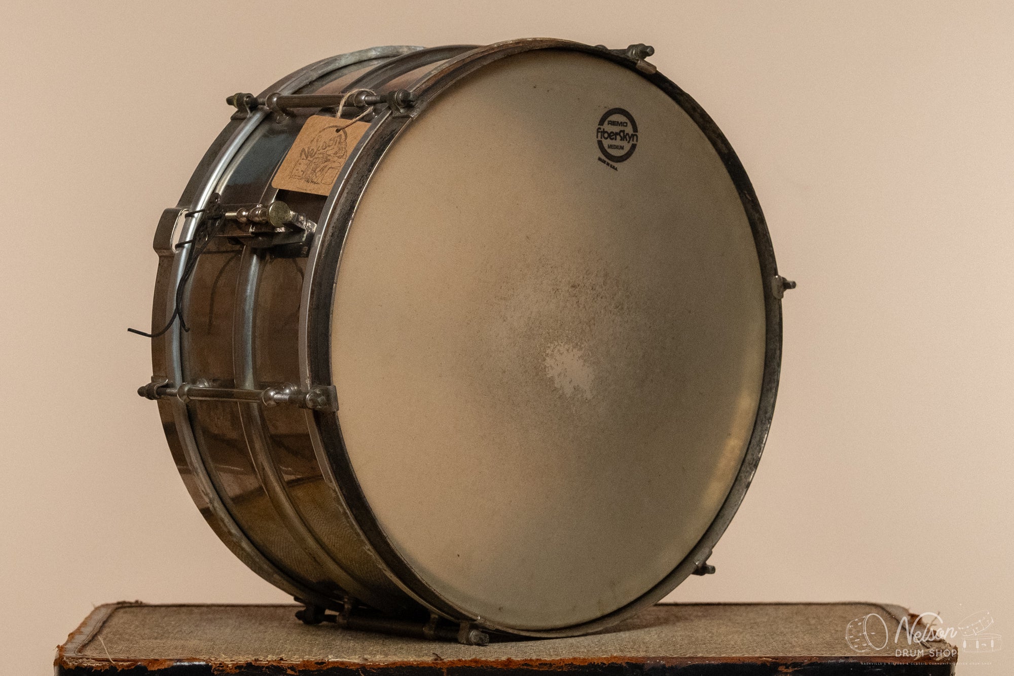 Late 1920s Ludwig 2pc Nickel Over Brass 6 lug - 6.5x14