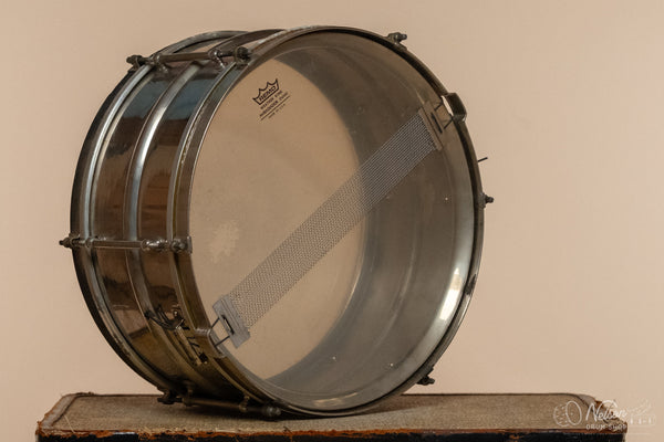 Late 1920s Ludwig 2pc Nickel Over Brass 6 lug - 6.5x14