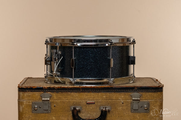 Used Tempus Carbon Fiber Snare Drum in Emerald Sparkle - 6x13