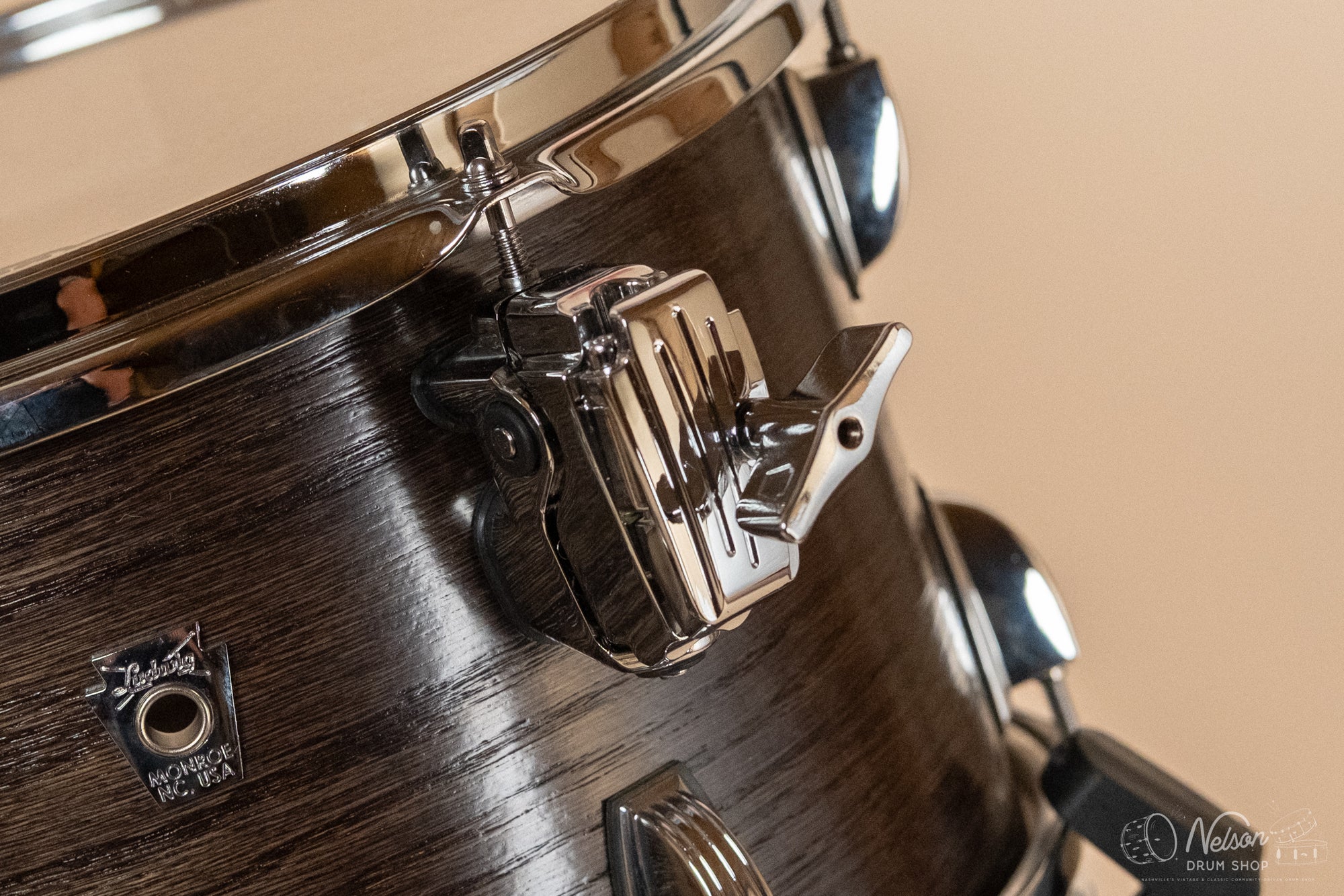 Used Ludwig Classic Oak Downbeat in Smoke - 14x20, 8x12, 14x14