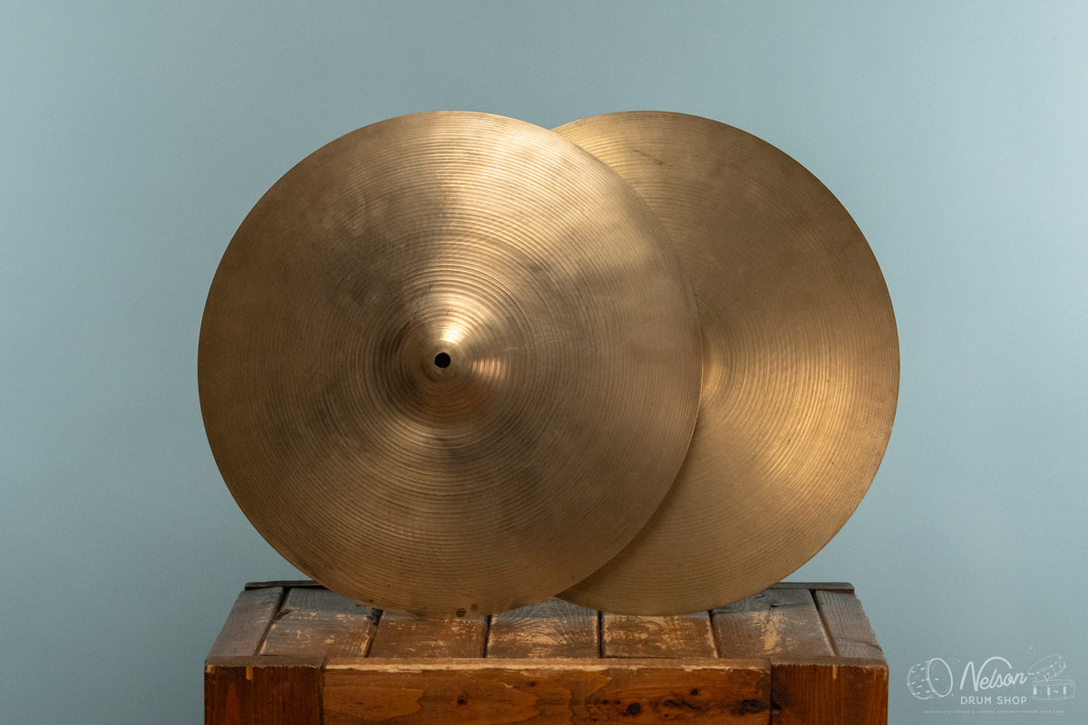 1960s A Zildjian Hi-Hats - 16"
