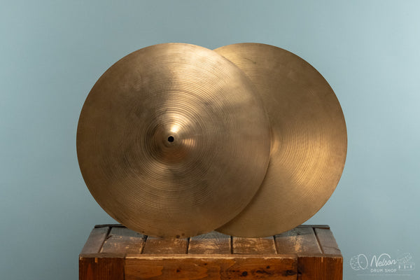 1960s A Zildjian Hi-Hats - 16"