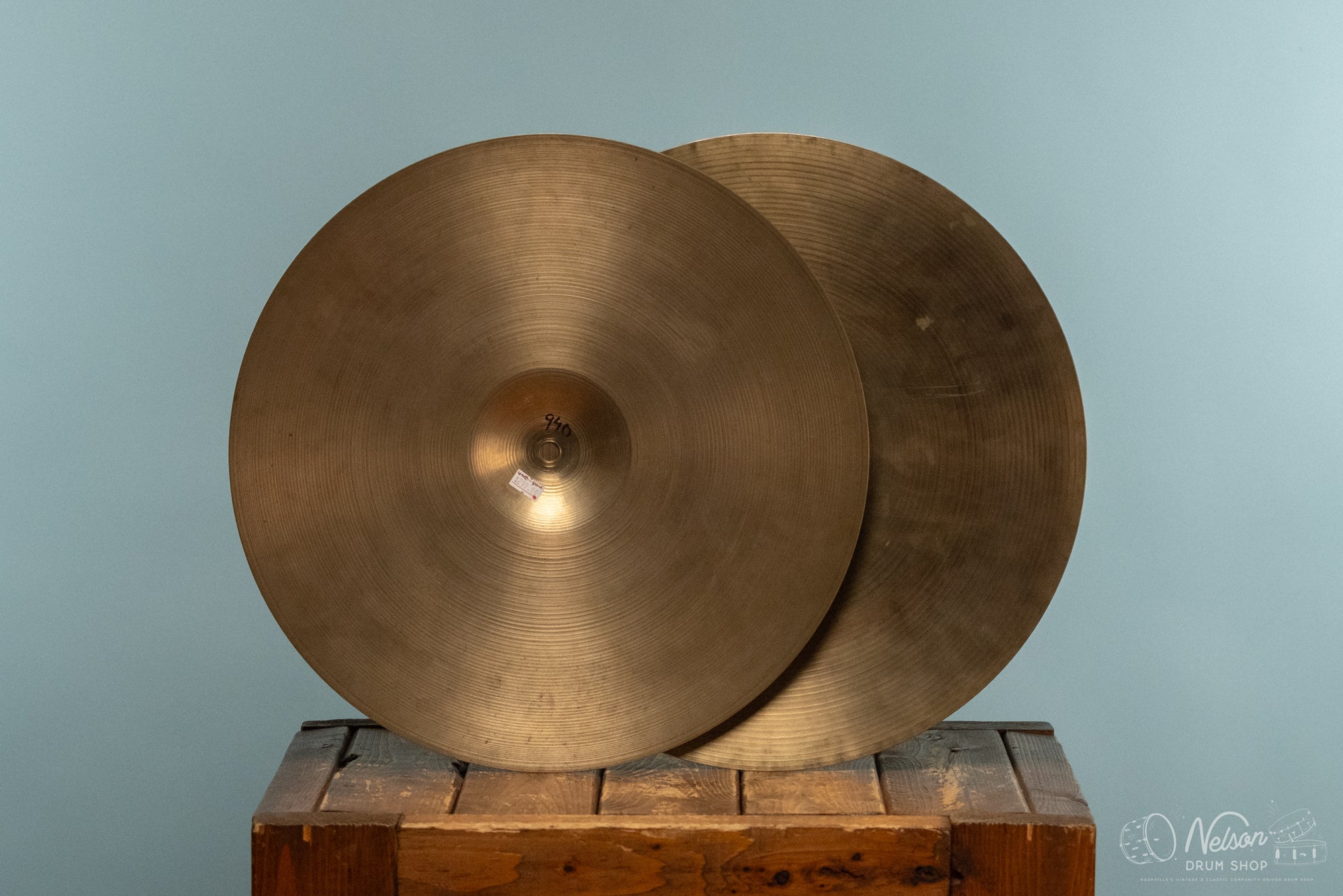 1960s A Zildjian Hi-Hats - 16"