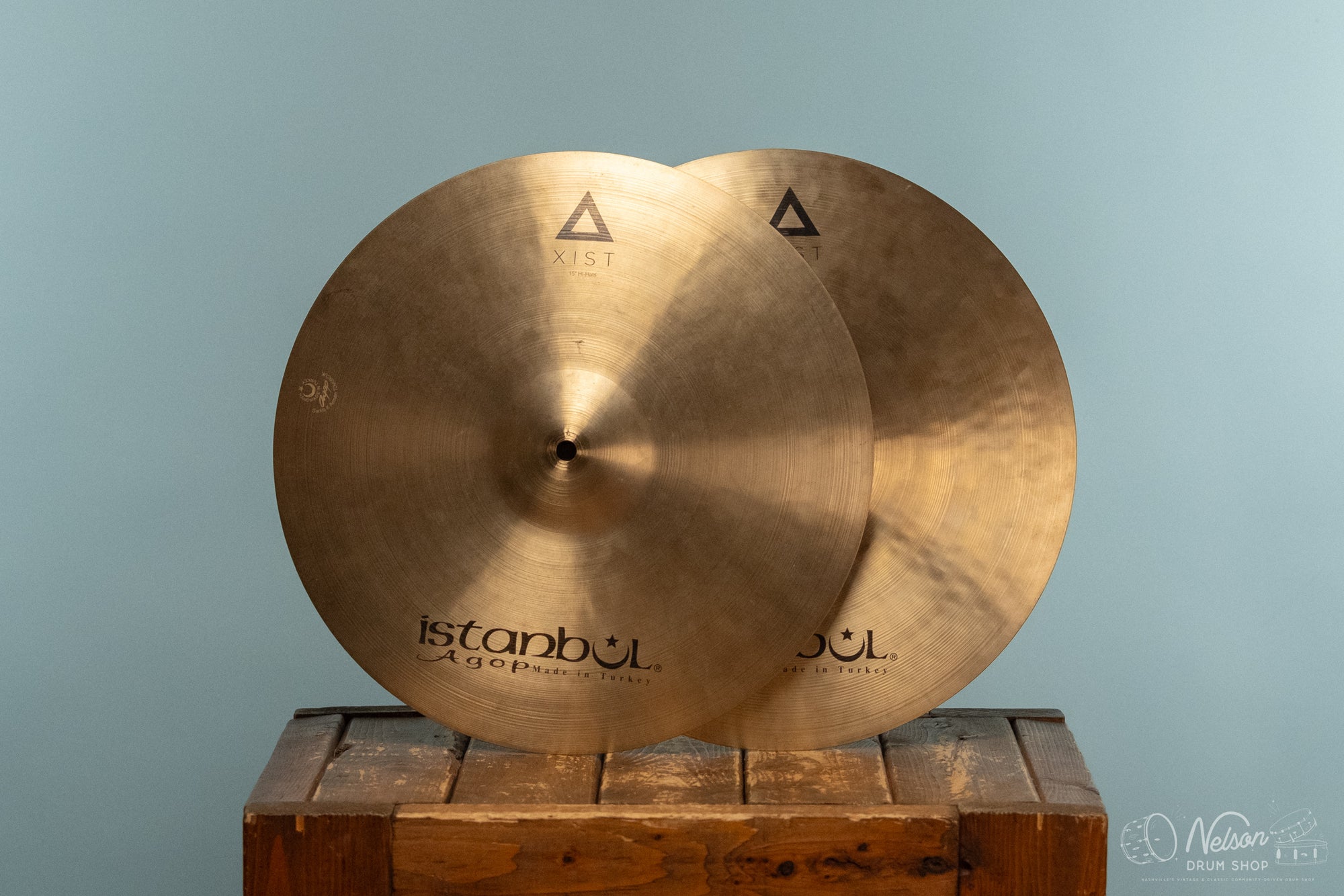 Used Istanbul Agop Xist Natural Hi Hats - 15"