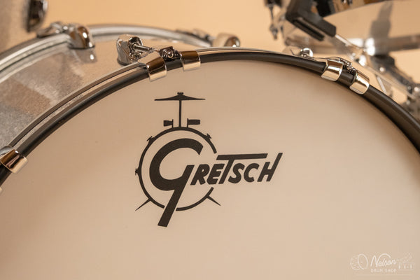 Gretsch USA 'Brooklyn' in Silver Sparkle - 14x22. 16x16, 9x13