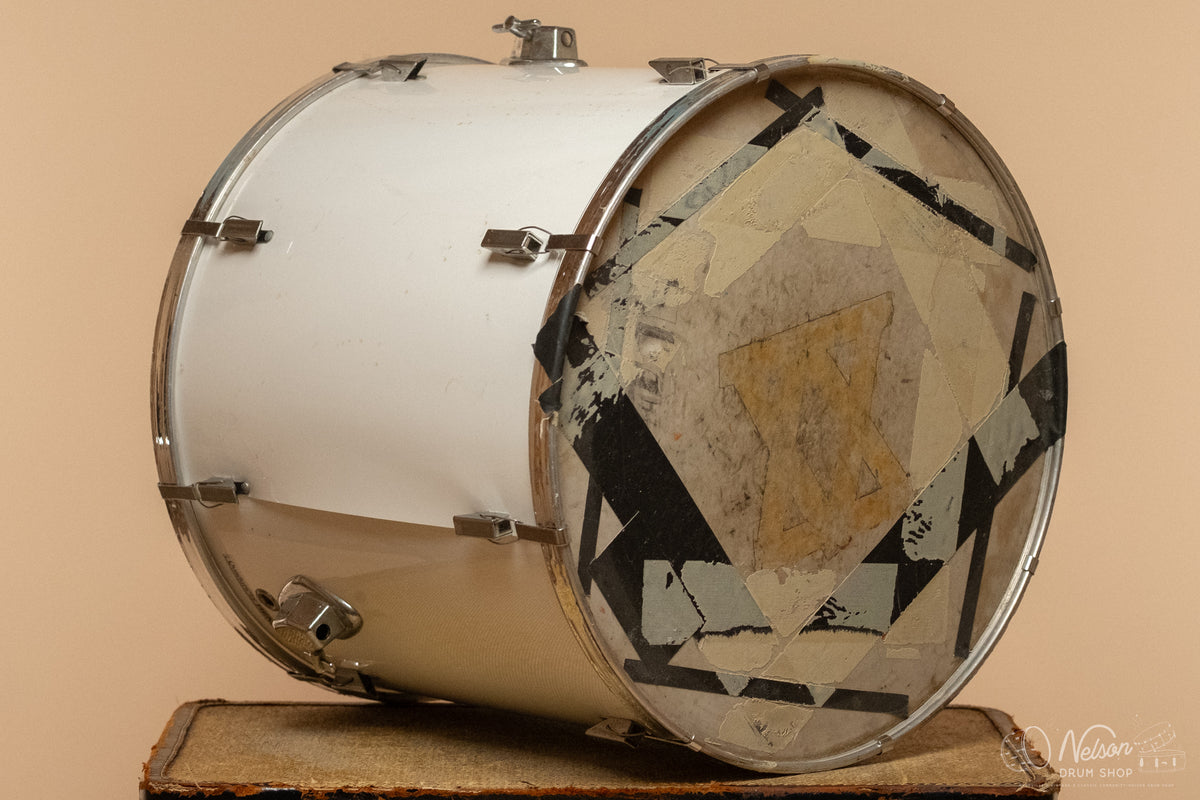Used Remo PTS Toms in Gloss White - 8x12, 9x13, 16x16
