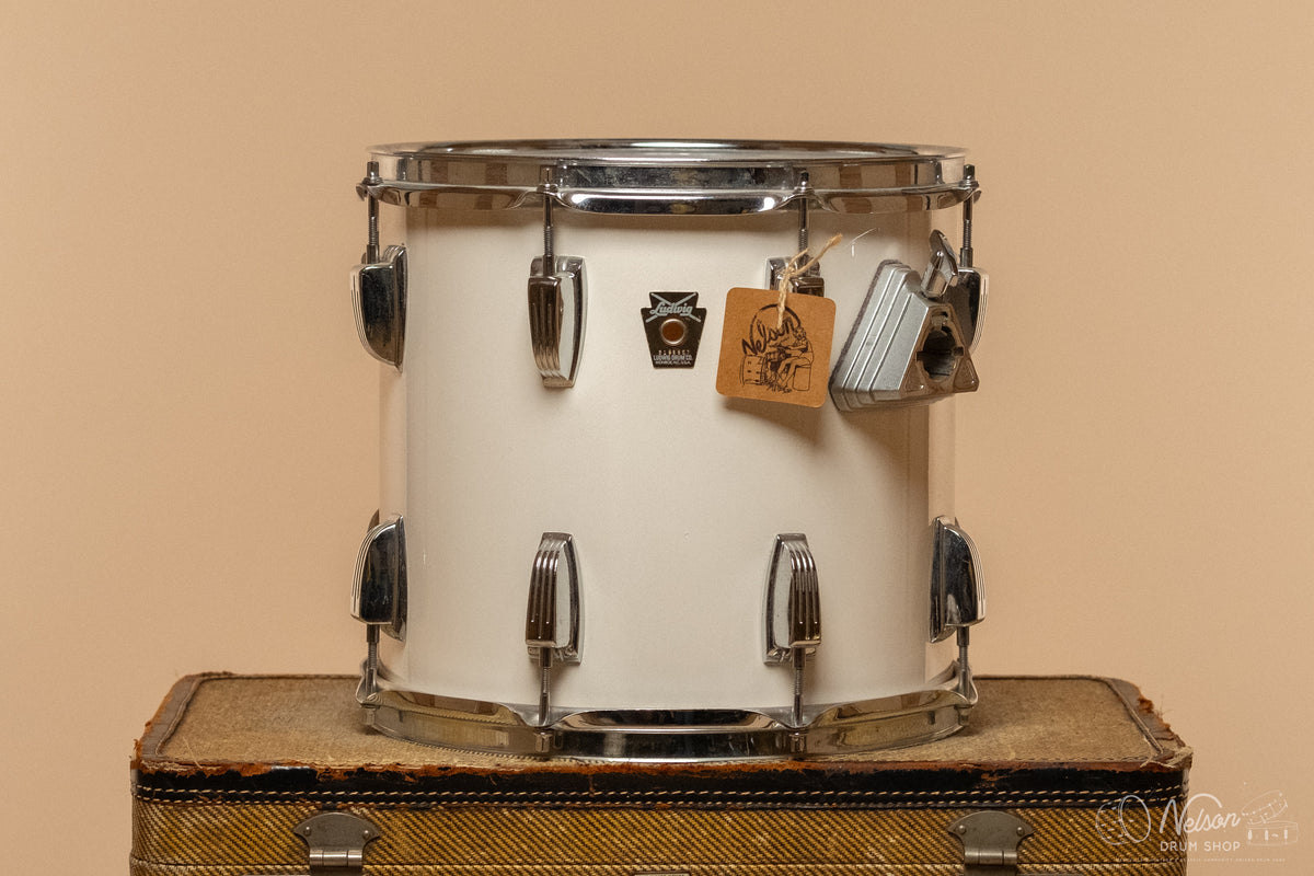 1980s Ludwig Classic Series in White Frost - 11x12