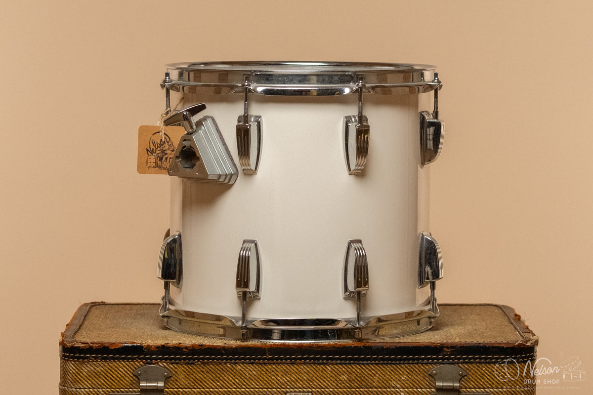 1980s Ludwig Classic Series in White Frost - 11x12