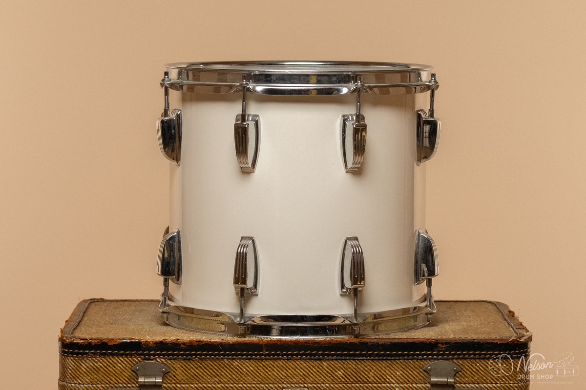 1980s Ludwig Classic Series in White Frost - 11x12