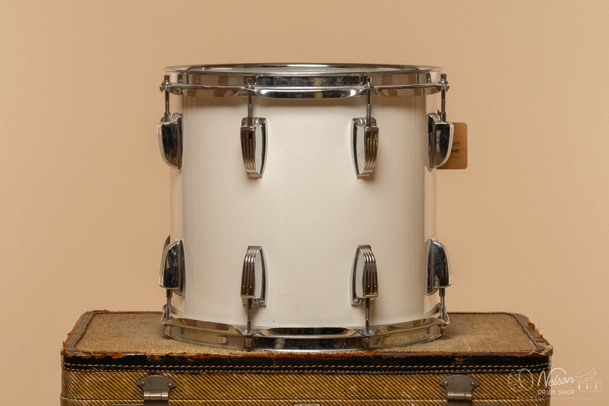 1980s Ludwig Classic Series in White Frost - 11x12
