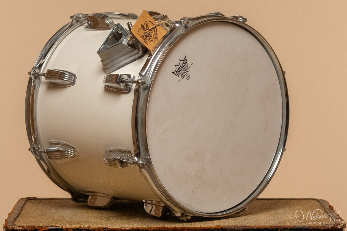 1980s Ludwig Classic Series in White Frost - 11x12