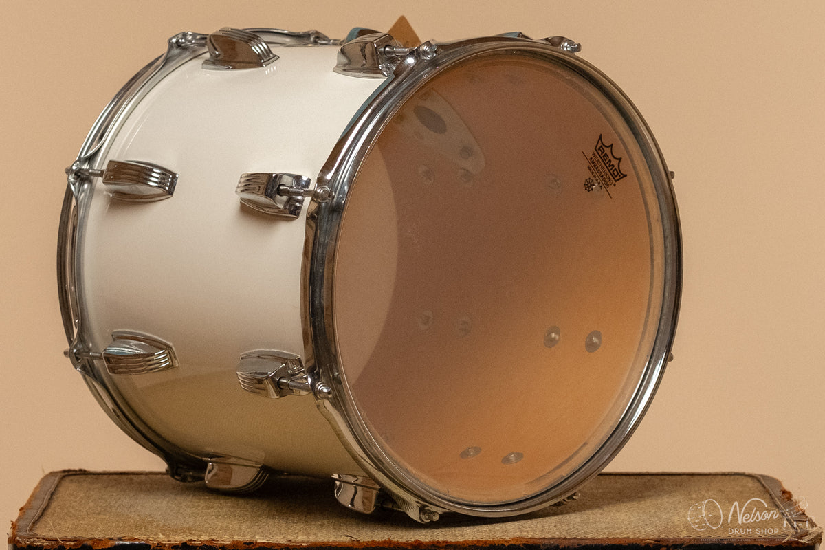 1980s Ludwig Classic Series in White Frost - 11x12