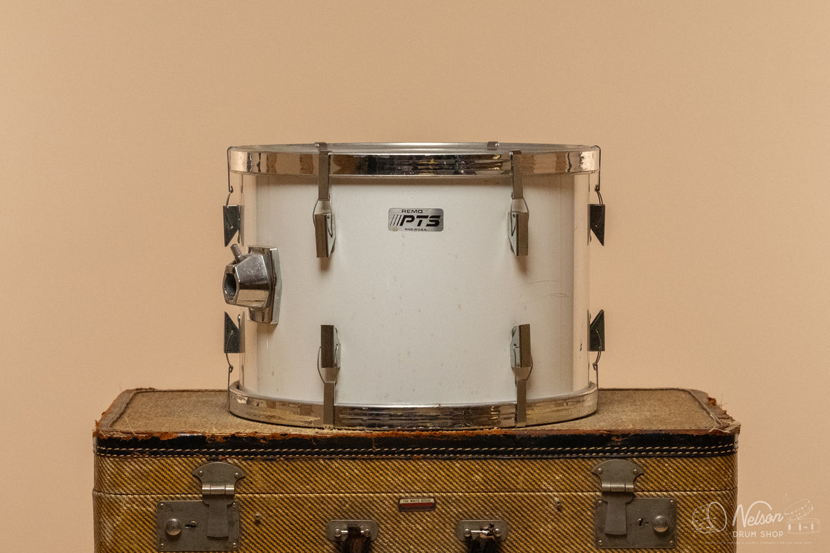 Used Remo PTS Toms in Gloss White - 8x12, 9x13, 16x16