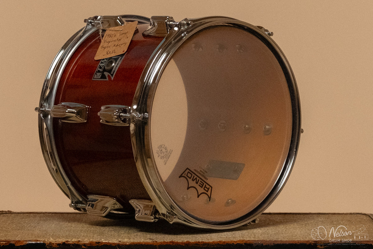 1980s Tama Superstar Tom in Super Mahogany - 8x10