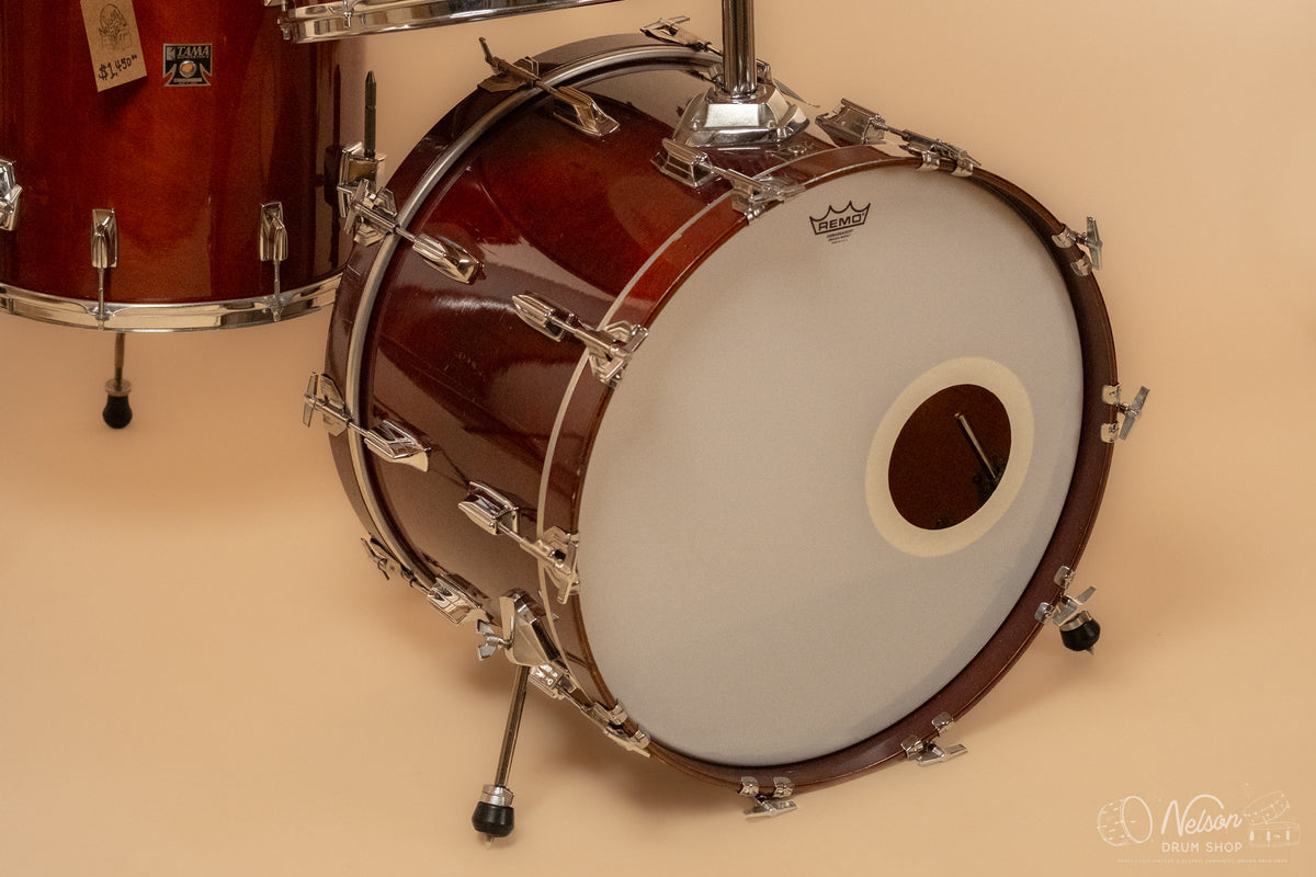 1980s Tama Superstar in Super Mahogany - 14x22, 8x12, 9x13, 16x16