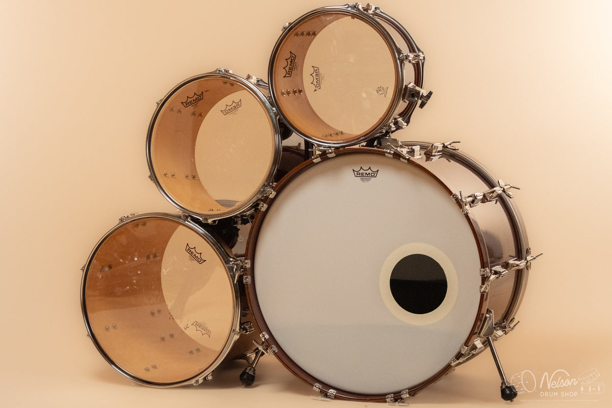 1980s Tama Superstar in Super Mahogany - 14x22, 8x12, 9x13, 16x16
