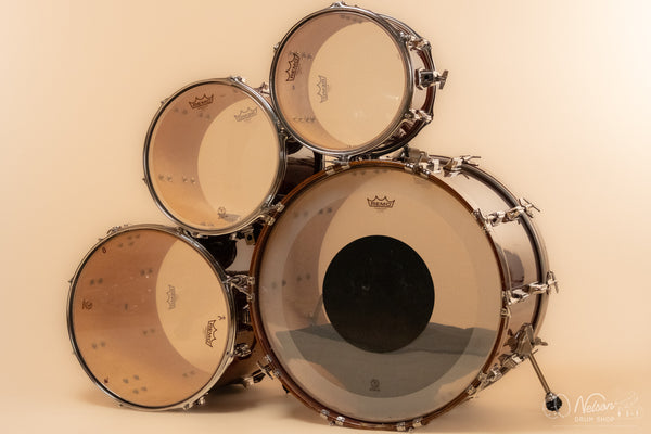 1980s Tama Superstar in Super Mahogany - 14x22, 8x12, 9x13, 16x16
