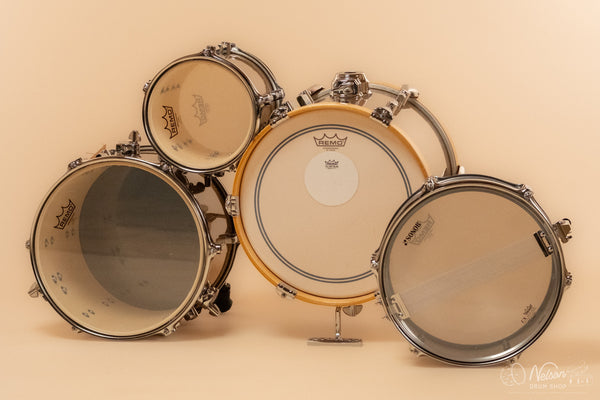 Used Sonor 'Martini' Kit in Gold Galaxy Sparkle - 12x14, 10x13, 8x8, 5x12sn