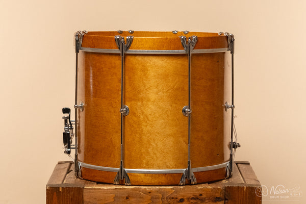 1970s Ludwig SIngle-Tension Parade Snare Drum refinished in Natural Maple - 12x15