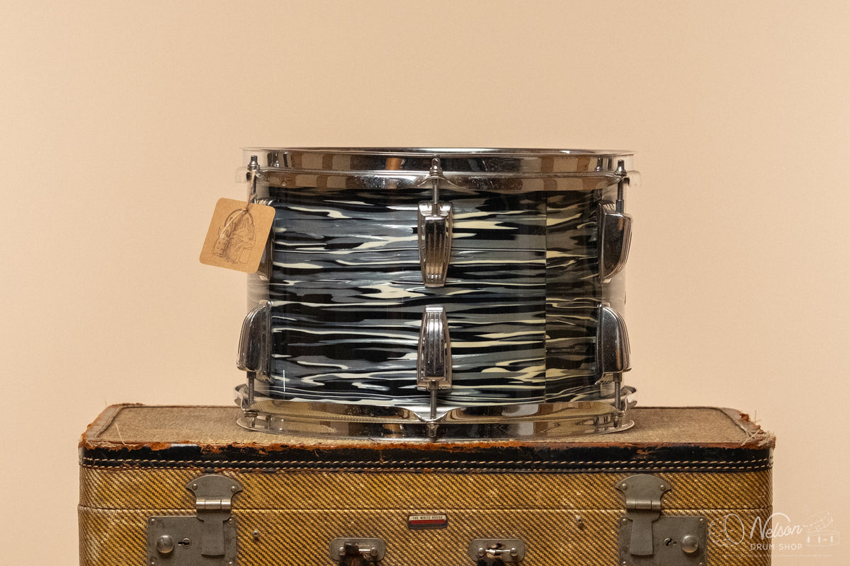 Used Ludwig 6-ply Rewrapped in Black Oyster - 8x12