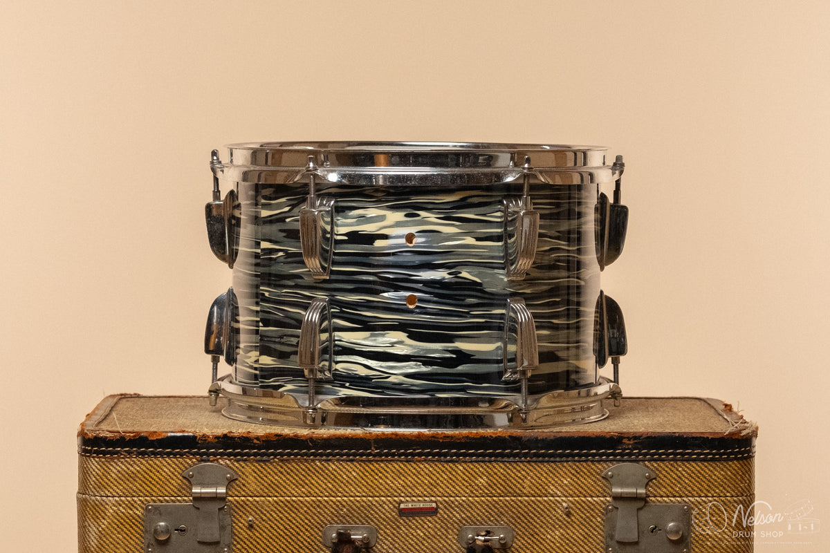 Used Ludwig 6-ply Rewrapped in Black Oyster - 8x12