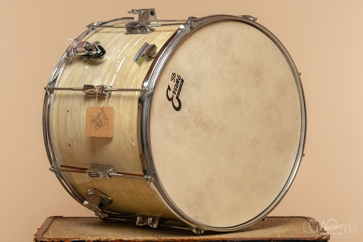 1970s Ludwig Parade Model in White Marine Pearl - 12x15