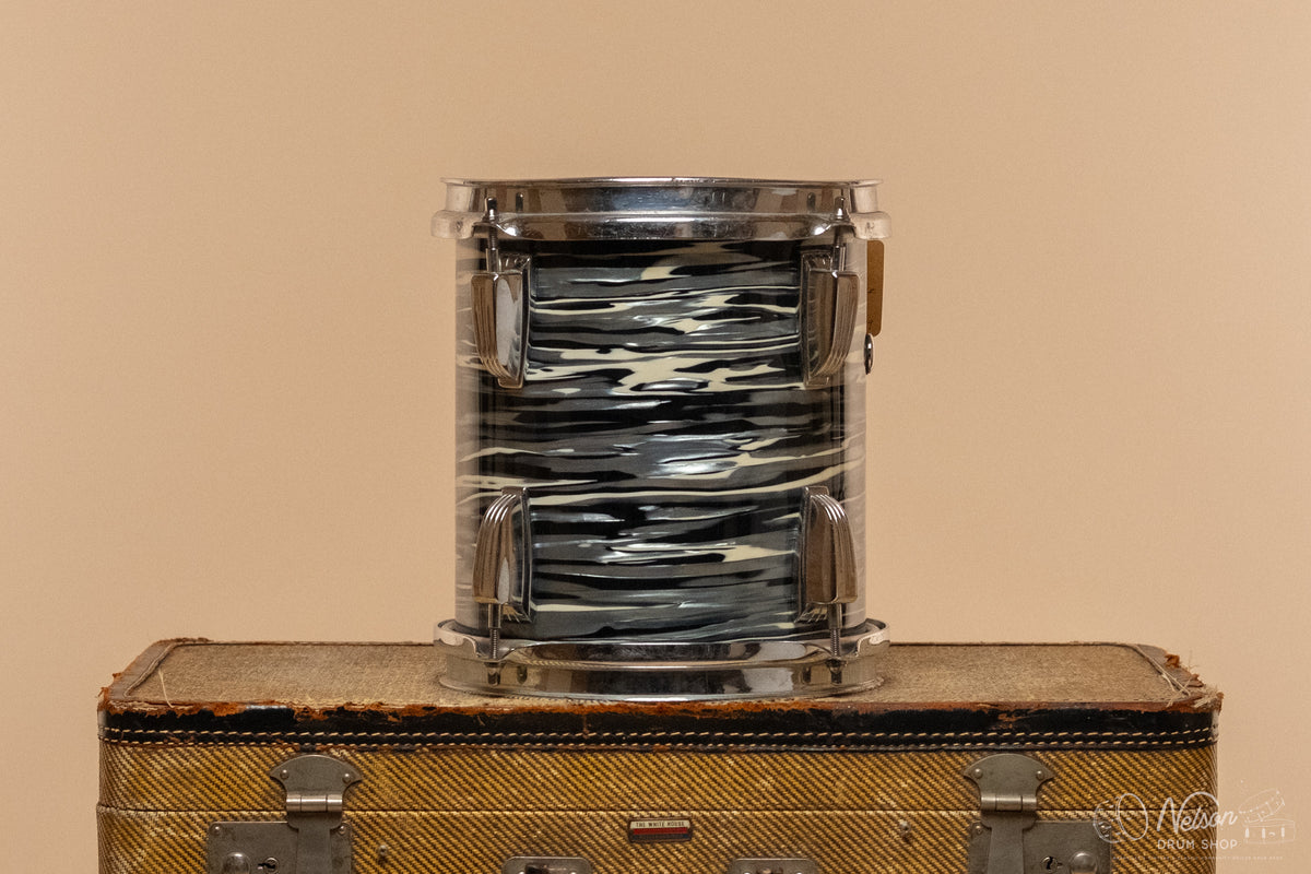 Used Ludwig Super Classic Rewrapped in Black Oyster - 9x8