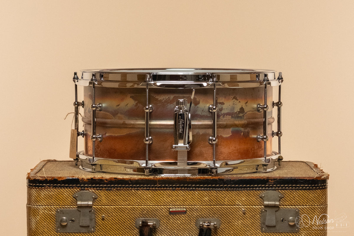 Ludwig LB552RT 'Bronze-Phonic' Raw Natural Patina w/ Tube Lugs - 6.5x14