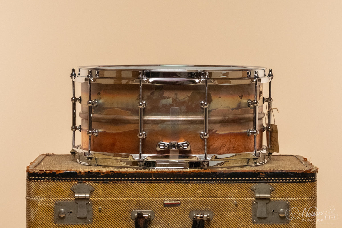 Ludwig LB552RT 'Bronze-Phonic' Raw Natural Patina w/ Tube Lugs - 6.5x14