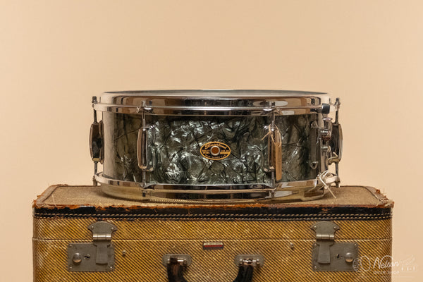 1960s Slingerland 'Deluxe Student Model' in Black Diamond Pearl - 5.5x14