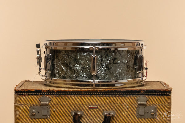 1960s Slingerland 'Deluxe Student Model' in Black Diamond Pearl - 5.5x14