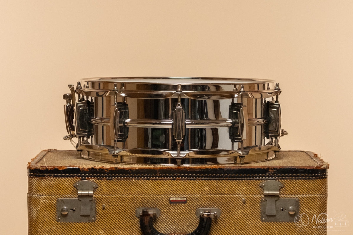 Used Ludwig "Super Ludwig" COB with Nickel Hoops and Lugs - 5x14"