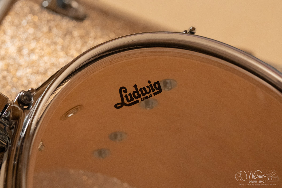 Ludwig Classic Maple 'Downbeat' in Champagne Sparkle - 14x20, 14x14, 8x12