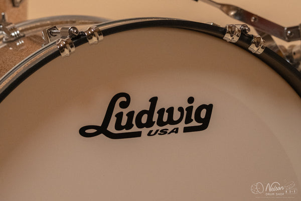 Ludwig Classic Maple 'Downbeat' in Champagne Sparkle - 14x20, 14x14, 8x12