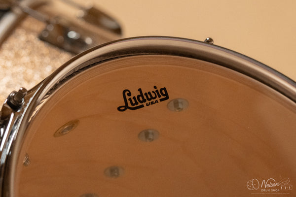 Ludwig Classic Maple 'FAB' Outfit in Champagne Sparkle - 14x22, 16x16, 9x13