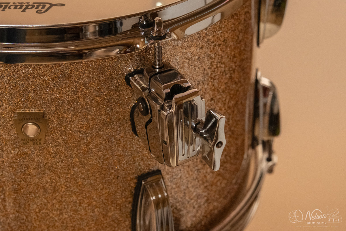 Ludwig Classic Maple 'FAB' Outfit in Champagne Sparkle - 14x22, 16x16, 9x13