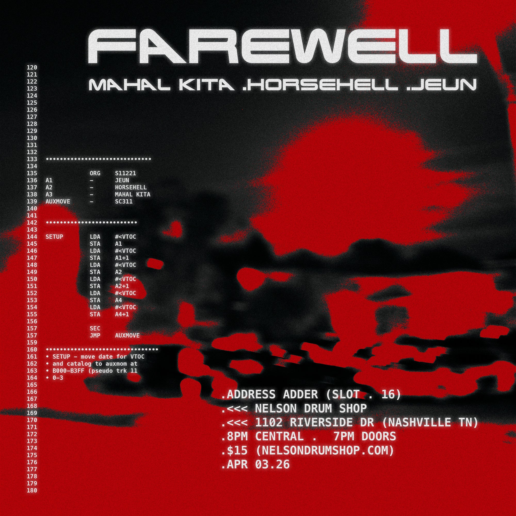 Mahal Kita, Horsehell, and Jeun - April 3rd at 8pm