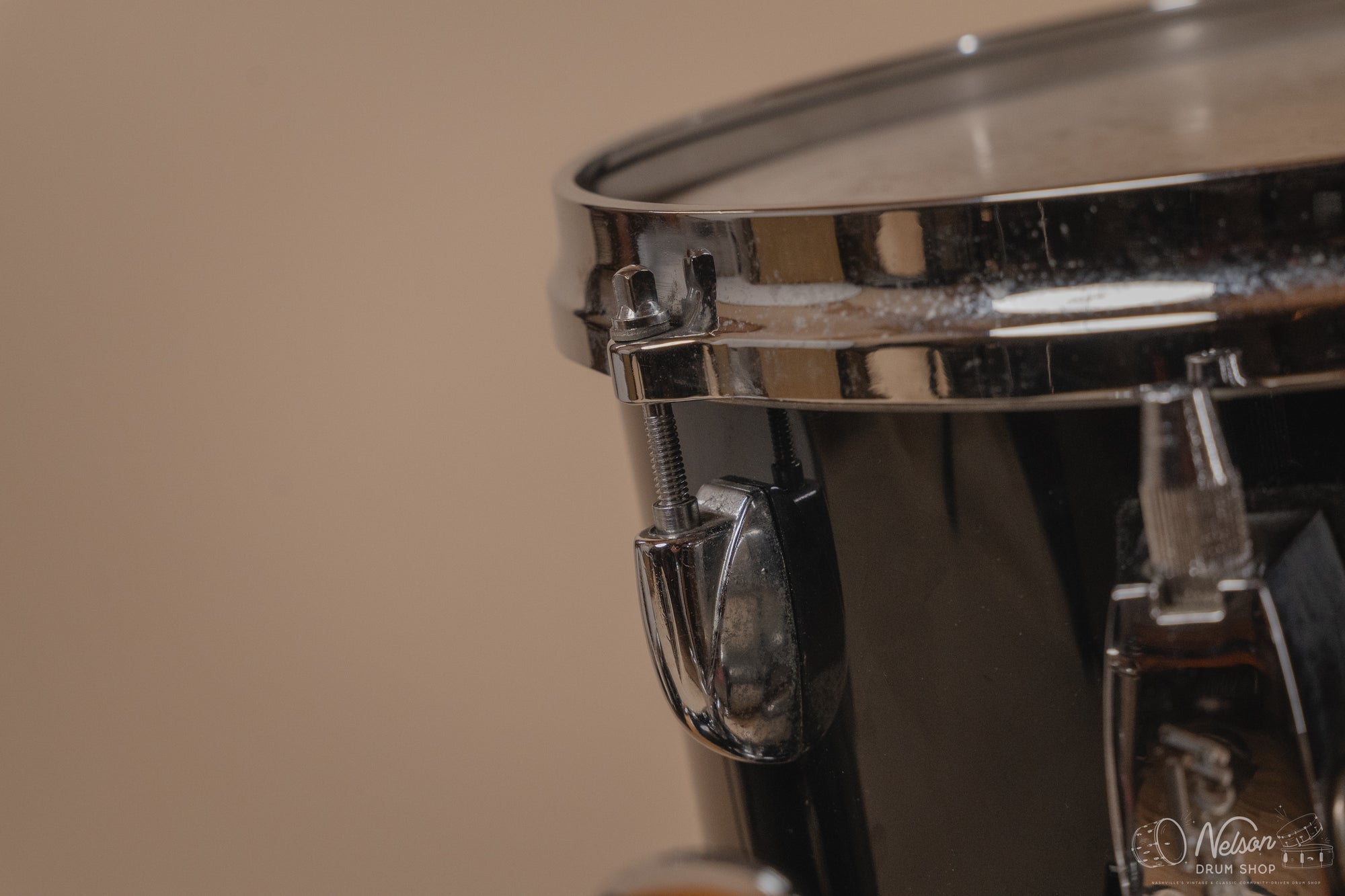1980s Gretsch 'Progressive Jazz' in Black Nitron - 14x20, 14x14, 8x12