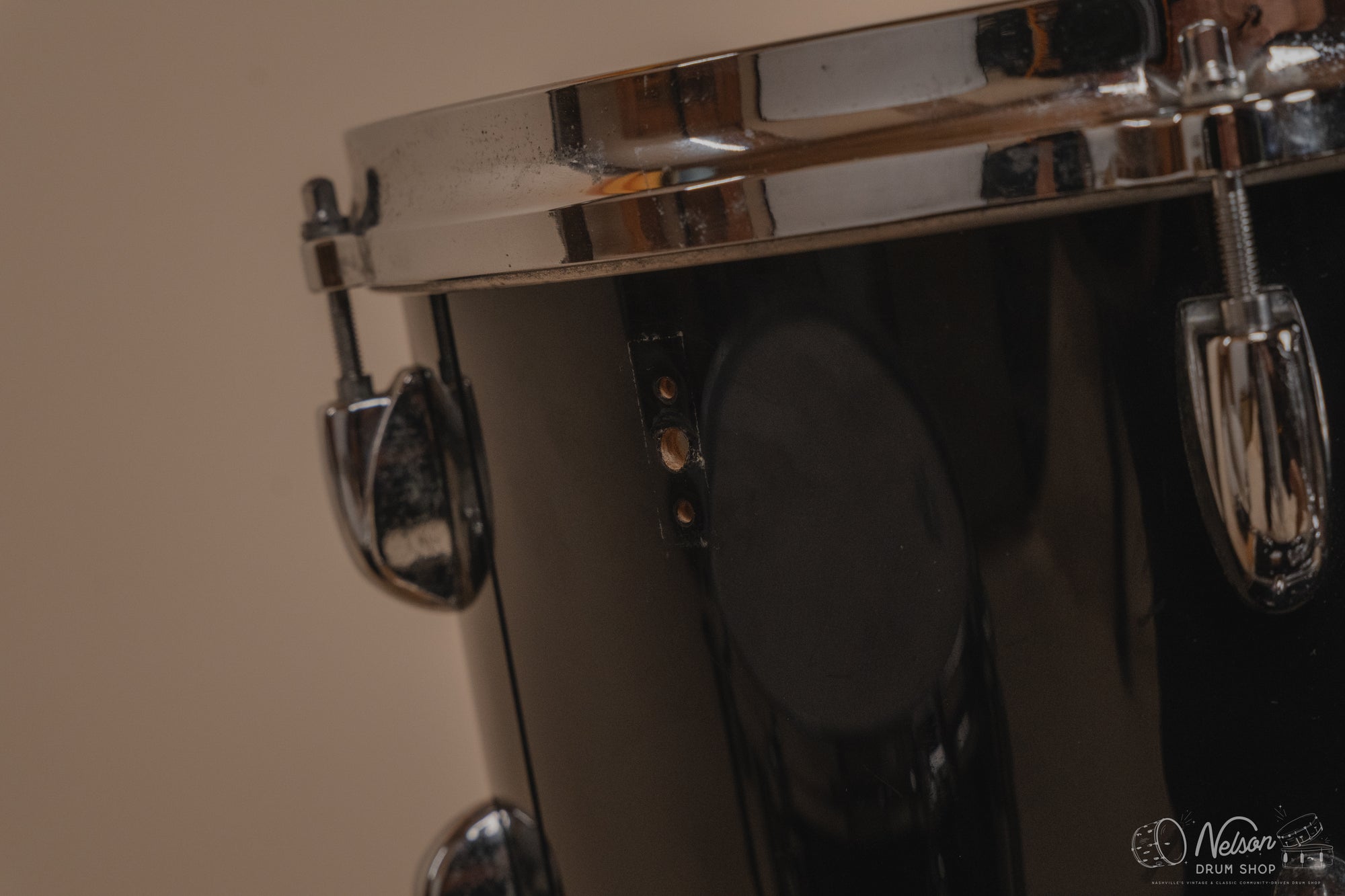 1980s Gretsch 'Progressive Jazz' in Black Nitron - 14x20, 14x14, 8x12