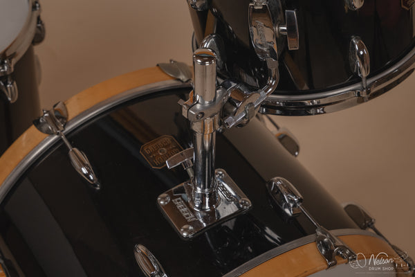 1980s Gretsch 'Progressive Jazz' in Black Nitron - 14x20, 14x14, 8x12