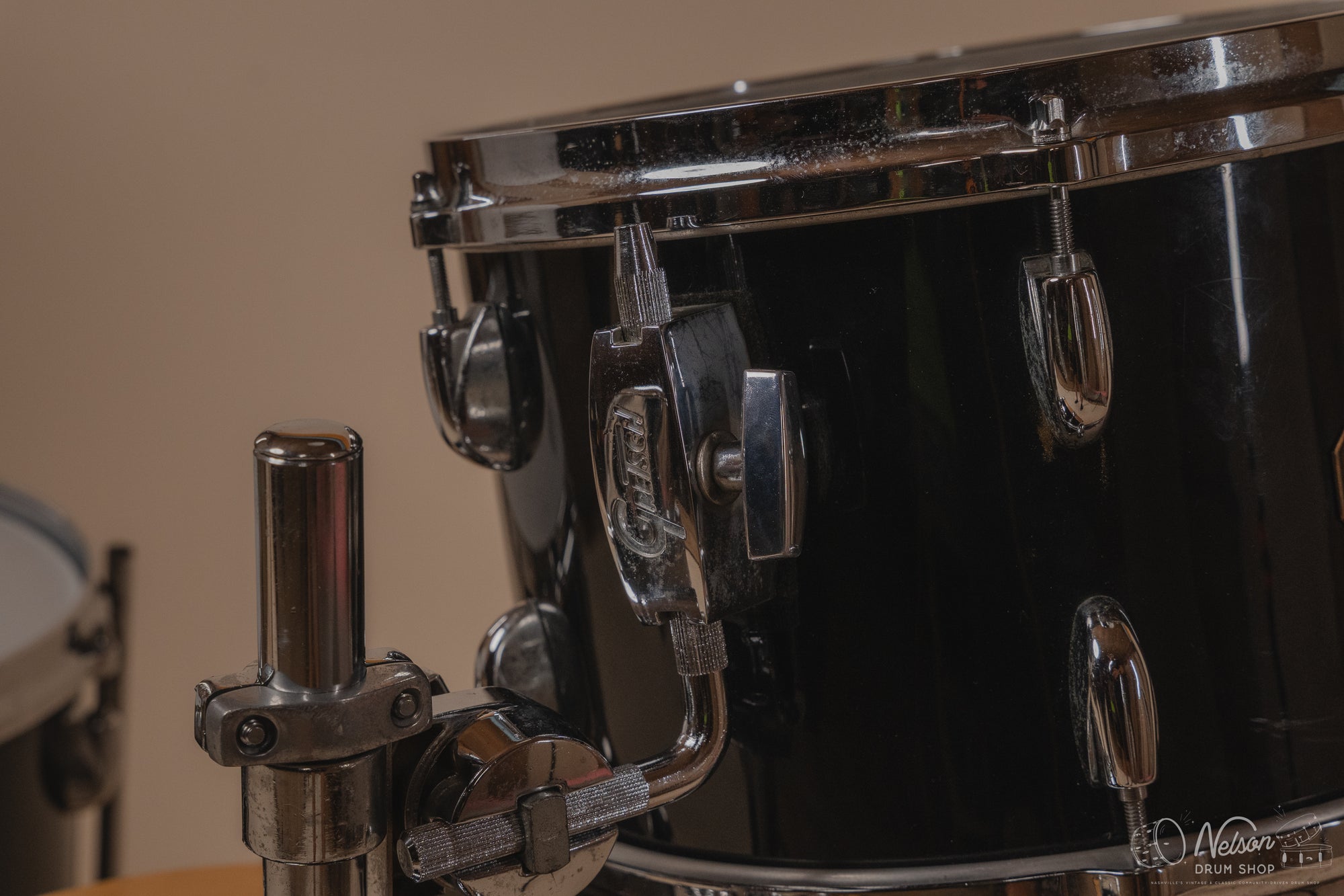 1980s Gretsch 'Progressive Jazz' in Black Nitron - 14x20, 14x14, 8x12