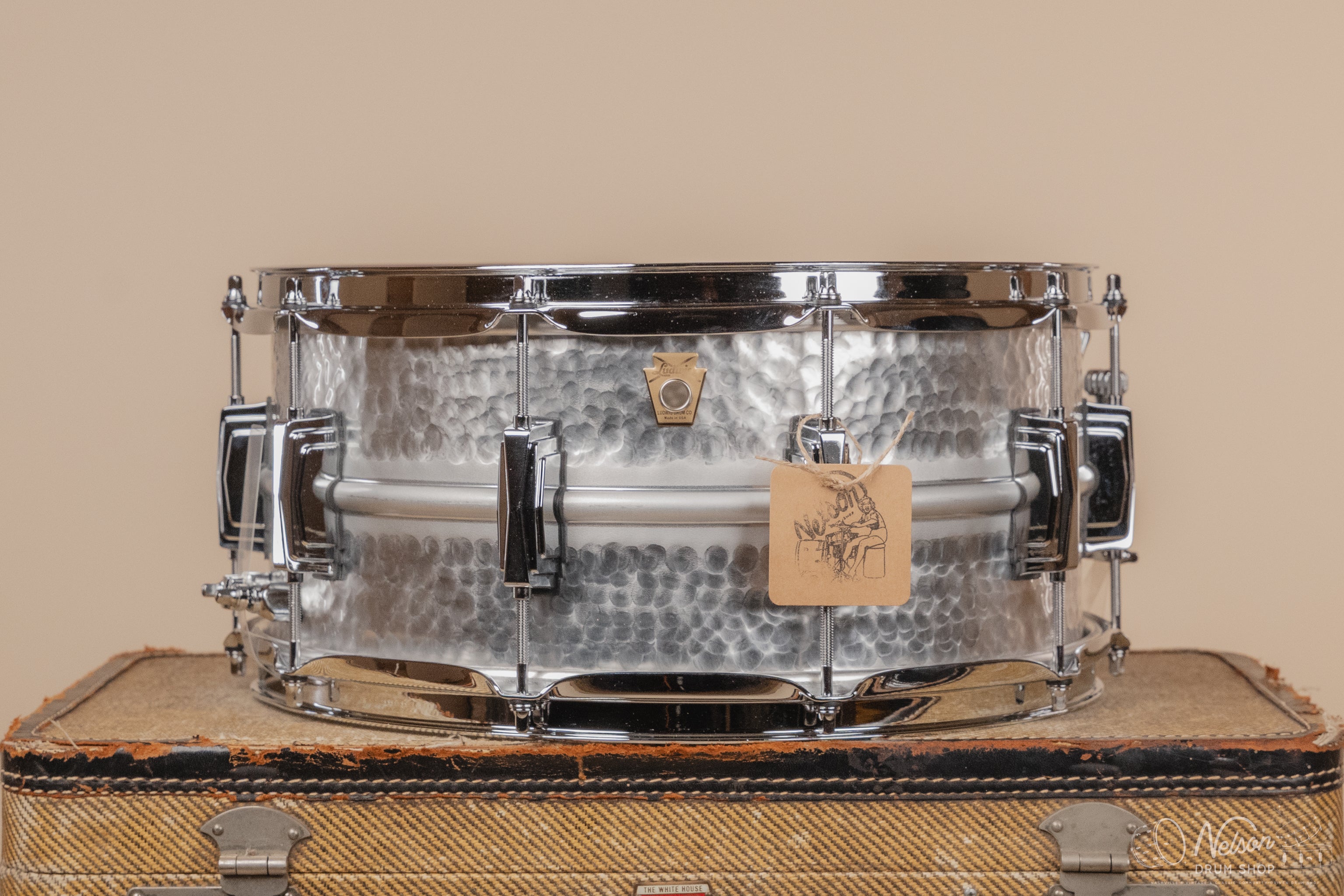 Ludwig LA405K Hammered Acrophonic Special Edition Snare - 6.5x14