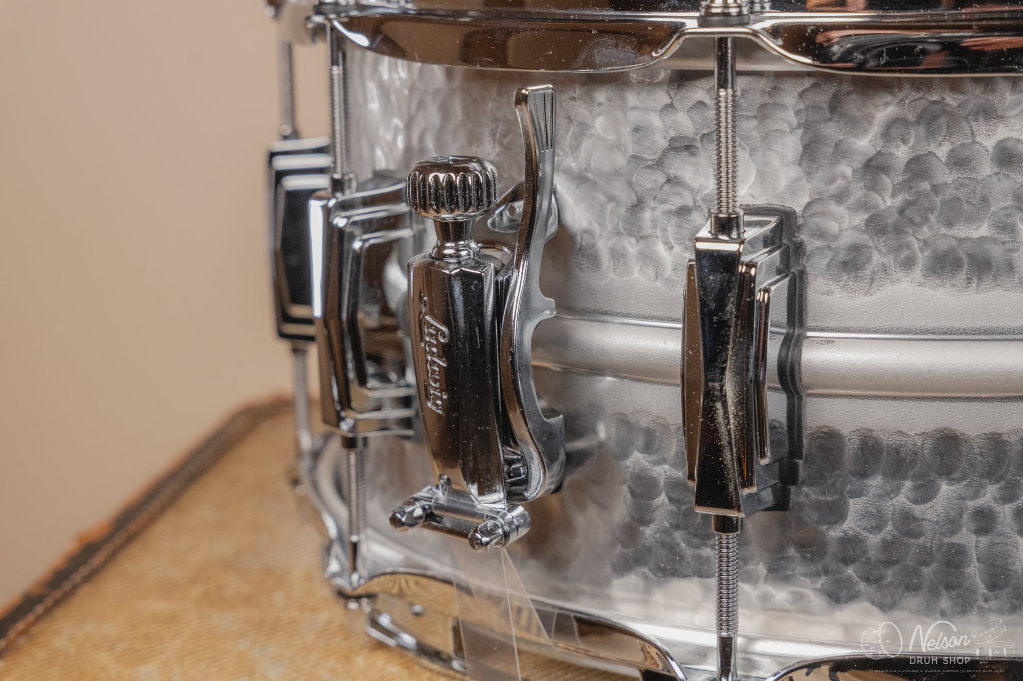 Ludwig LA405K Hammered Acrophonic Special Edition Snare - 6.5x14