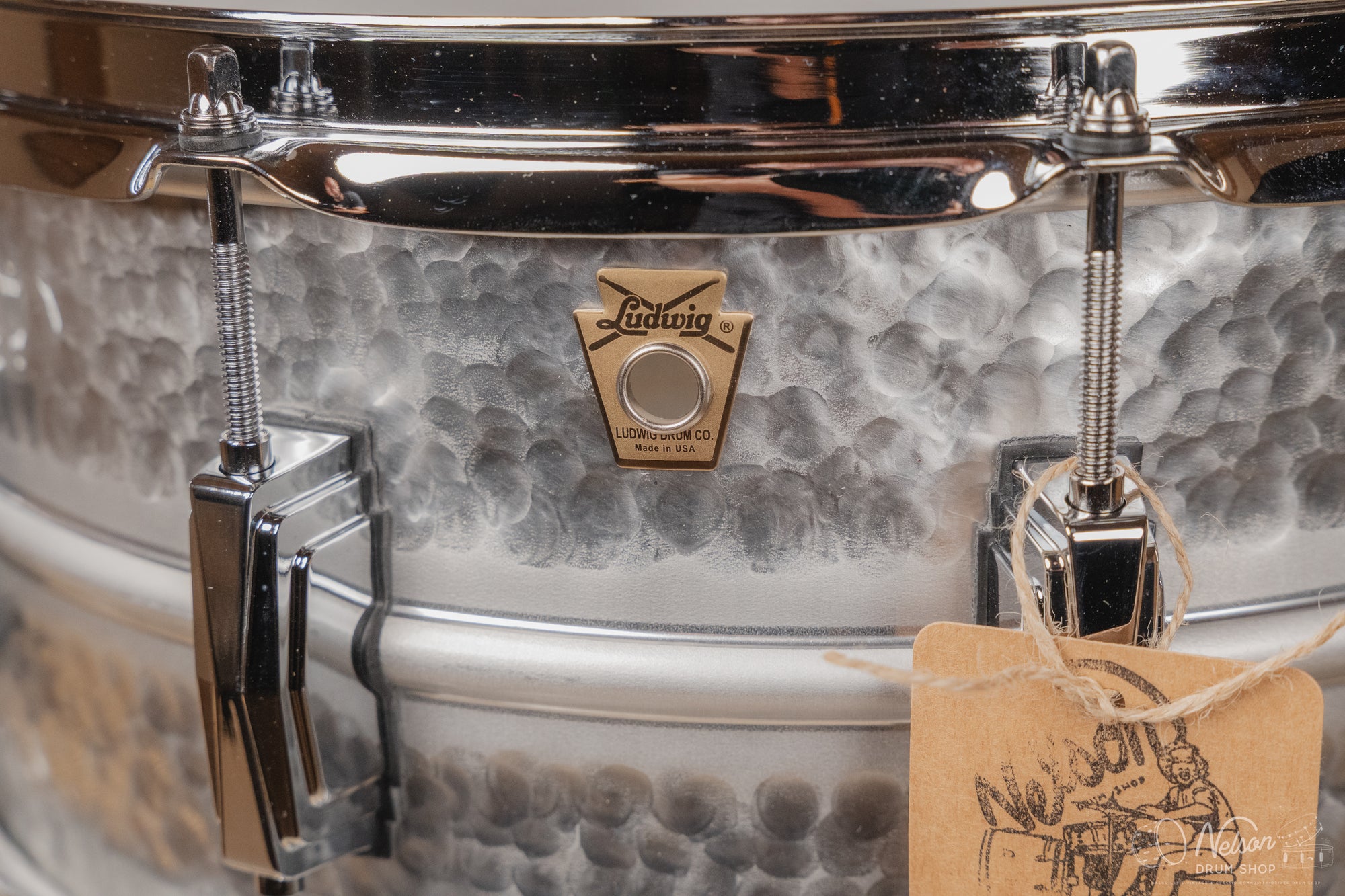 Ludwig LA405K Hammered Acrophonic Special Edition Snare - 6.5x14